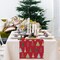 Christmas Table Runner 13x72 Inch, Red Pine Trees Table Decors for Seasonal Winter Xmas Holiday Home Kitchen Dining Party Indoor Outdoor